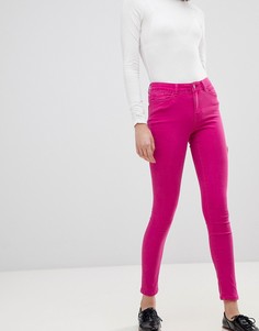 Джинсы скинни в стиле колор блок Vero Moda - Розовый