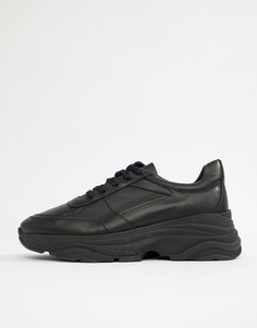 Черные кроссовки на массивной подошве ASOS DESIGN - Черный