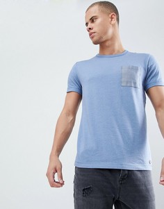 Футболка с джинсовым карманом Esprit - Синий