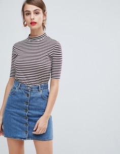 Футболка с воротом-трубой Vero Moda Aware - Мульти