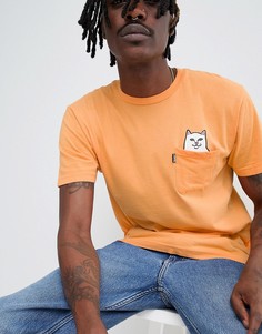 Оранжевая футболка RIPNDIP Lord Nermal - Оранжевый