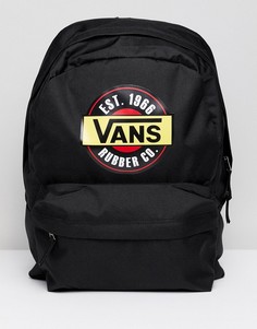 Рюкзак в стиле ретро с логотипом Vans - Черный