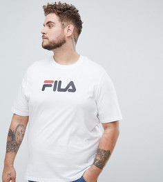 Белая футболка с крупным логотипом Fila Black Line - Белый