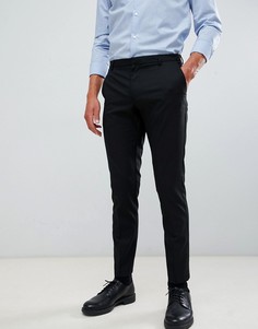 Черные брюки скинни Burton Menswear - Черный