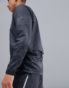 Черная куртка с круглым вырезом Nike Running Run Division - Черный
