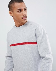 Свитшот с отделкой лентой Jack & Jones Core - Серый