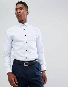 Приталенная рубашка с контрастными пуговицами Jack & Jones Premium - Белый