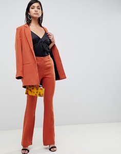 Широкие суженные книзу брюки ASOS DESIGN - Рыжий