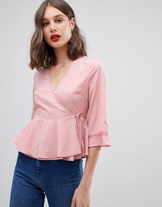 Блузка с запахом Vero Moda - Розовый