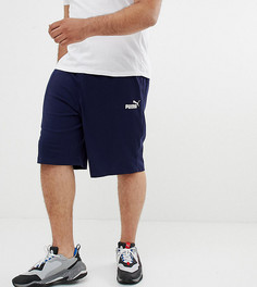 Темно-синие шорты Puma PLUS Essentials 85199406 - Темно-синий