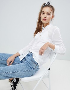 Белая футболка с карманом Pull&bear - Белый