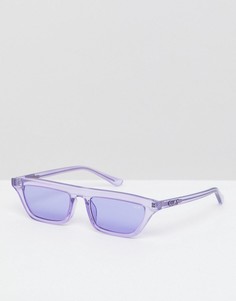 Фиолетовые солнцезащитные очки в квадратной оправе Quay Australia Finesse - Розовый