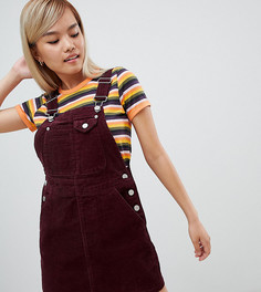 Вельветовый сарафан ASOS DESIGN Petite - Красный