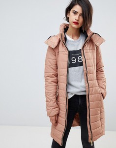 Дутая куртка с воротником-стойкой Vero Moda - Коричневый