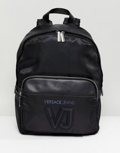 Черный рюкзак с логотипом Versace Jeans - Черный