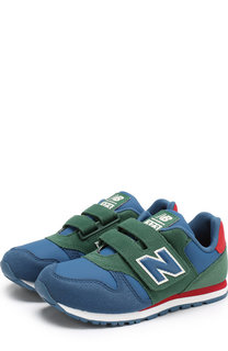 Комбинированные кроссовки 373 с застежкой велькро New Balance