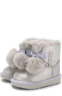 Кожаные сапоги с внутренней меховой отделкой UGG