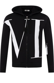 Хлопковое толстовка с контрастной отделкой Valentino