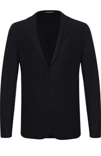 Однобортный пиджак из шерсти Emporio Armani