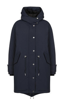 Однотонная парка с капюшоном и воротником-стойкой Belstaff