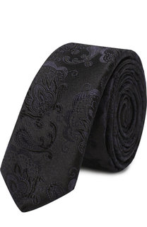 Шелковый галстук с узором Dolce & Gabbana