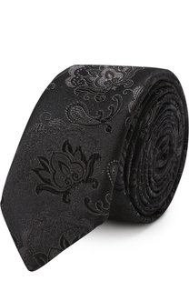 Шелковый галстук с узором Dolce & Gabbana