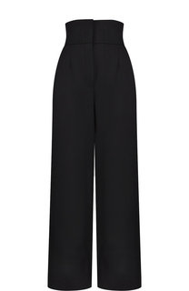 Укороченные расклешенные брюки из шерсти с завышенной талией Dolce & Gabbana