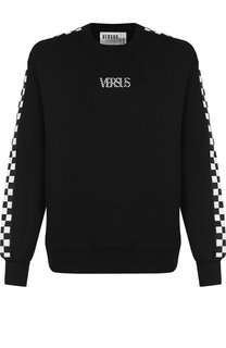 Хлопковый свитшот с принтом Versus Versace