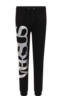 Хлопковые джоггеры с принтом Versus Versace