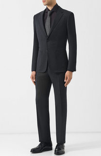 Шерстяной костюм с пиджаком на двух пуговицах Z Zegna