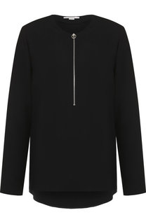 Топ прямого кроя с круглым вырезом на молнии Stella McCartney