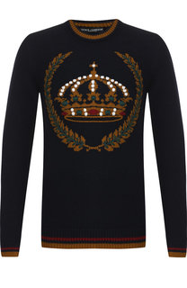 Свитер из смеси кашемира и шелка Dolce & Gabbana