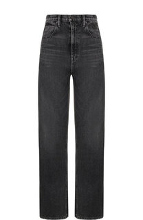 Расклешенные джинсы с потертостями Denim X Alexander Wang