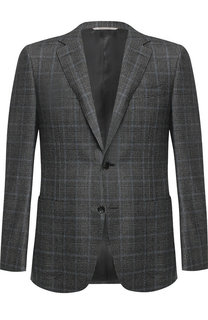 Однобортный пиджак из шерсти Canali