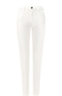 Однотонные джинсы прямого кроя Emporio Armani