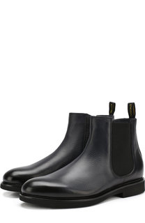 Кожаные челси с внутренней меховой отделкой Doucals