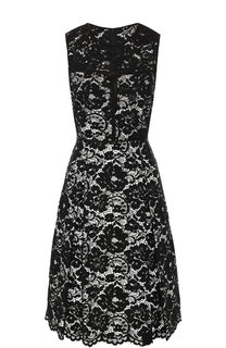 Кружевное платье с круглым вырезом DKNY