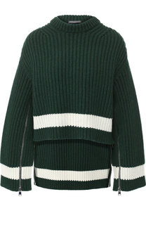 Вязаный пуловер из смеси шерсти и кашемира Alexander McQueen