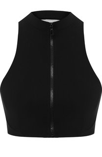 Однотонный бра-топ на молнии Stella McCartney