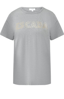 Хлопковая футболка с логотипом бренда Escada Sport