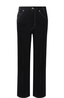 Укороченные джинсы с контрастной прострочкой Isabel Marant
