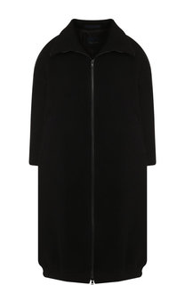 Шерстяное пальто с укороченным рукавом Yohji Yamamoto