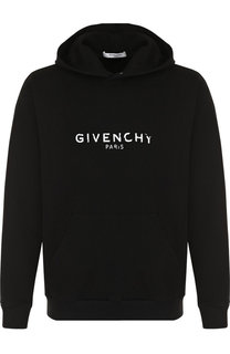 Хлопковое худи с принтом Givenchy