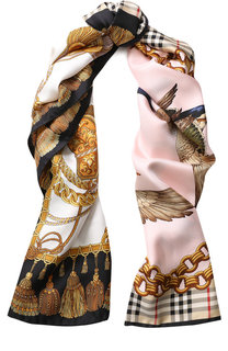 Шелковый шарф с принтом Burberry