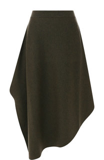 Шерстяная юбка-миди асимметричного кроя J.W. Anderson