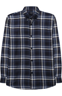 Хлопковая рубашка с воротником button down Il Gufo