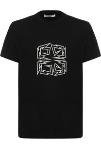 Хлопковая футболка с принтом Givenchy