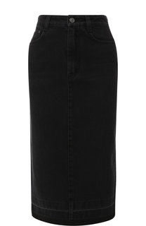 Джинсовая юбка с потертостями Givenchy