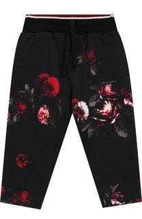Хлопковые брюки с широким поясом Dolce & Gabbana