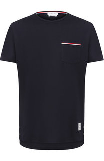 Хлопковая футболка с круглым вырезом Thom Browne